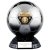Elite Heavyweight Most Improved Football Trophy | Platinum to Black | 200mm | G25 - PV23118D