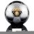 Elite Heavyweight Managers Player Football Football Trophy | Platinum to Black | 200mm | G25 - PV23119D