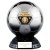 Elite Heavyweight Players Player Football Trophy | Platinum to Black | 185mm | G24 - PV23120C