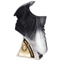 Power Boot Heavyweight Most Improved Trophy | Black to Platinum | 230mm | G7