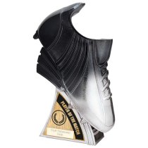 Power Boot Heavyweight Player of Match Trophy | Black to Platinum | 250mm | G25