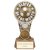 Ikon Tower Player of the Month Football Trophy | Antique Silver & Gold | 150mm | G24 - PA24163B