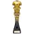 Fusion Viper Shirt Managers Player Football Trophy | Black & Gold  | 295mm | G24 - PV22310C