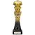 Fusion Viper Shirt Managers Player Football Trophy | Black & Gold  | 320mm | G25 - PV22310D