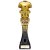 Fusion Viper Shirt Most Improved Football Trophy | Black & Gold  | 295mm | G24 - PV22311C