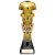 Fusion Viper Shirt Players Player Football Trophy | Black & Gold  | 255mm | G7 - PV22314B