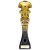 Fusion Viper Shirt Players Player Football Trophy | Black & Gold  | 295mm | G24 - PV22314C