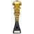 Fusion Viper Shirt Parents Player Football Trophy | Black & Gold  | 295mm | G24 - PV22319C