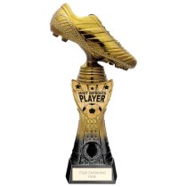 Fusion Viper Boot Most Improved Football Trophy | Black & Gold | 255mm | G7