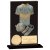 Euphoria Hero Glass Football Trophy | Jet Black  | 125mm |  - CR19068A