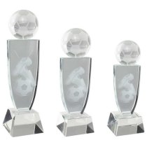 Reflex Crystal Football Trophy | 240mm | E4293B