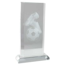Motivation Crystal Football Trophy | 185mm | G24