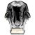 Invincible Heavyweight Rugby Shirt  Trophy | Carbon Black and Platinum | 120mm |  - PA24618A