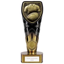 Fusion Cobra Rugby Shirt Trophy | Black & Gold | 175mm | G7