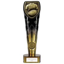 Fusion Cobra Rugby Shirt Trophy | Black & Gold | 225mm | G7