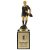 Cyclone Rugby Player Trophy | Male |  Black & Gold | 215mm |  - TR24555C