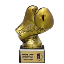 Fusion Viper Legend Boxing Glove Trophy | Black & Gold | 135mm | S7