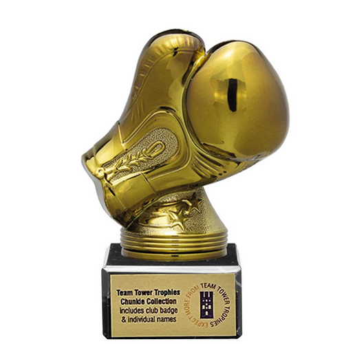 Fusion Viper Legend Boxing Glove Trophy | Black & Gold | 135mm | S7
