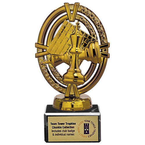 Maverick Legend Chess Trophy | Fusion Gold | 135mm | S7