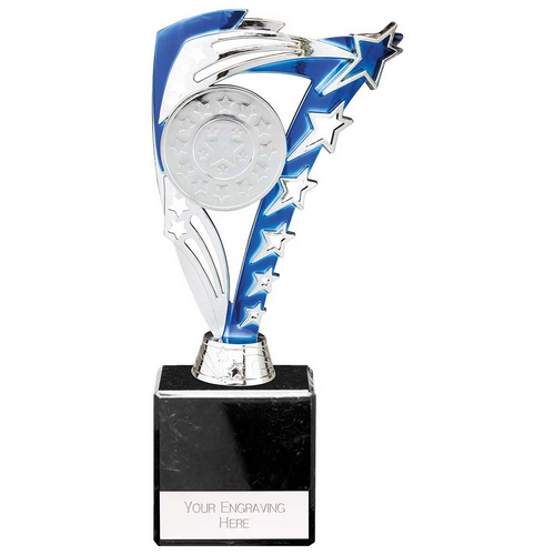 Frenzy Silver & Blue Trophy | 215mm | E4294B