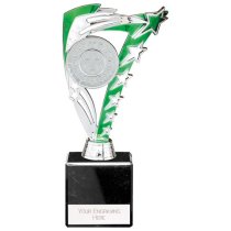 Frenzy Silver & Green Trophy | 215mm | E4294B