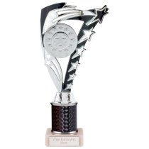 Frenzy Silver & Black Tube Trophy | 240mm | G9