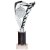 Frenzy Silver & Black Tube Trophy | 265mm | G9 - TR24518B