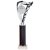 Frenzy Silver & Black Tube Trophy | 340mm | G9 - TR24518E