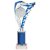 Frenzy Silver & Blue Tube Trophy | 265mm | G9 - TR24517B