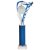 Frenzy Silver & Blue Tube Trophy | 340mm | G9 - TR24517E