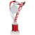 Frenzy Silver & Red Tube Trophy | 240mm | G9 - TR24520A