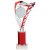 Frenzy Silver & Red Tube Trophy | 265mm | G9 - TR24520B