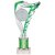 Frenzy Silver & Green Tube Trophy | 240mm | E1408D - TR24614A