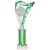 Frenzy Silver & Green Tube Trophy | 290mm | E1408D - TR24614C