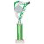 Frenzy Silver & Green Tube Trophy | 315mm | E1408D - TR24614D