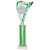 Frenzy Silver & Green Tube Trophy | 340mm | E1408D - TR24614E