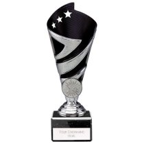 Hurricane Silver & Black Plastic Cup Trophy | Heavy Marble Base | 185mm | S7