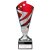 Hurricane Silver & Red Plastic Cup Trophy | Heavy Marble Base | 185mm | S7 - TR24526B