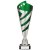 Hurricane Altitude Silver & Green Plastic Cup | Marble Base | 295mm | S6 - TR24537A