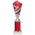 Hurricane Silver & Red Plastic Tube Cup | Marble Base | 245mm | G9 - TR24540B