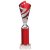 Hurricane Silver & Red Plastic Tube Cup | Marble Base | 265mm | G9 - TR24540C