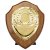 Reward Replica Shield  | Walnut & Gold | 125mm |  - PS24560B