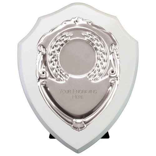 Reward Repllica Shield | Arctic White & Silver | 100mm |