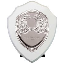 Reward Repllica Shield | Arctic White & Silver | 150mm |