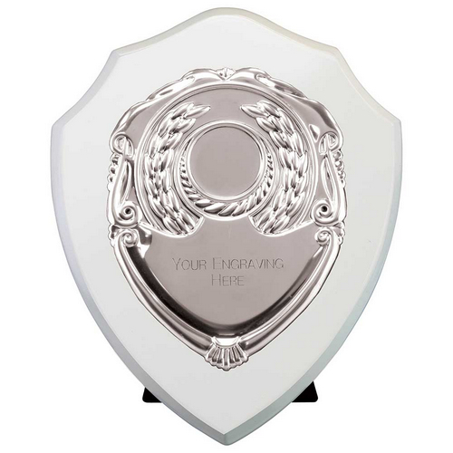 Reward Repllica Shield | Arctic White & Silver | 150mm |