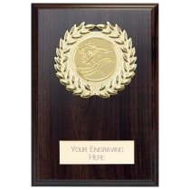 Reward Wreath Plaque | Mahogany | 100x75mm |