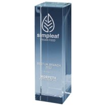 Metropolis Engraved Crystal Trophy | 200mm | G24