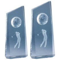 Wisdom Golf Crystal Trophy | 180mm | G7