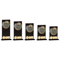 Euphoria Hero Nearest Pin Glass Trophy | Jet Black | 125mm |