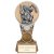 Ikon Goof Balls Bandit Golf Trophy | Antique Silver & Gold | 150mm | G24 - PA24399B